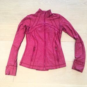 Lululemon pink zip-up jacket